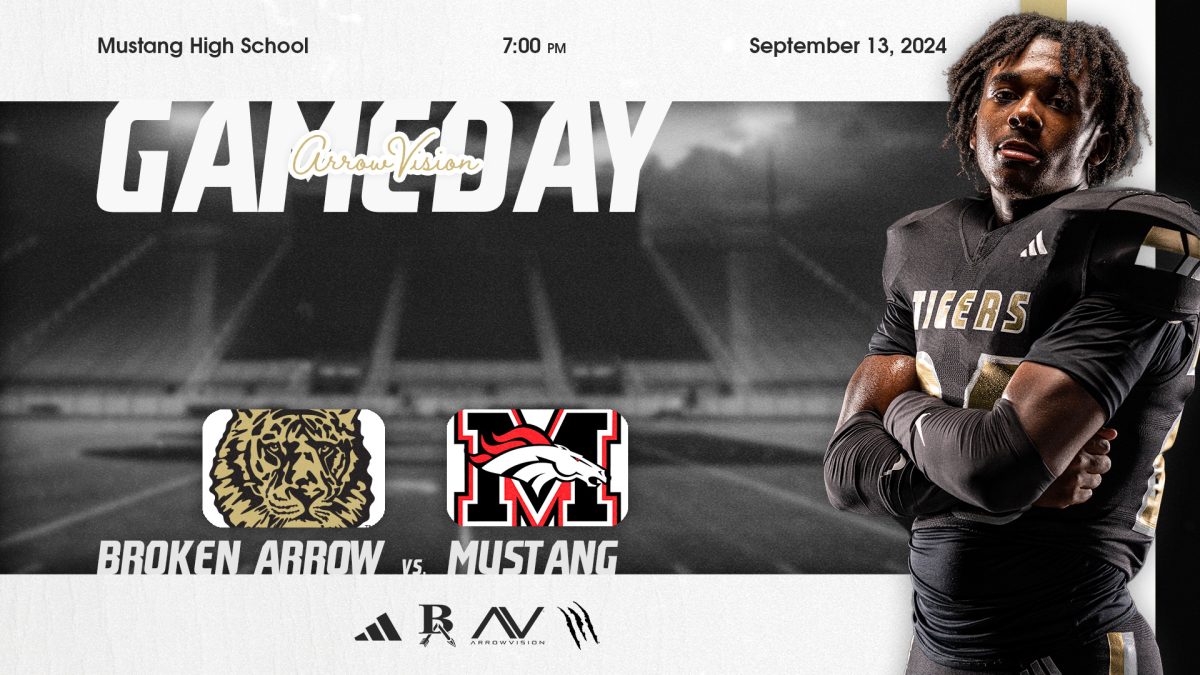 Broken Arrow Football at Mustang